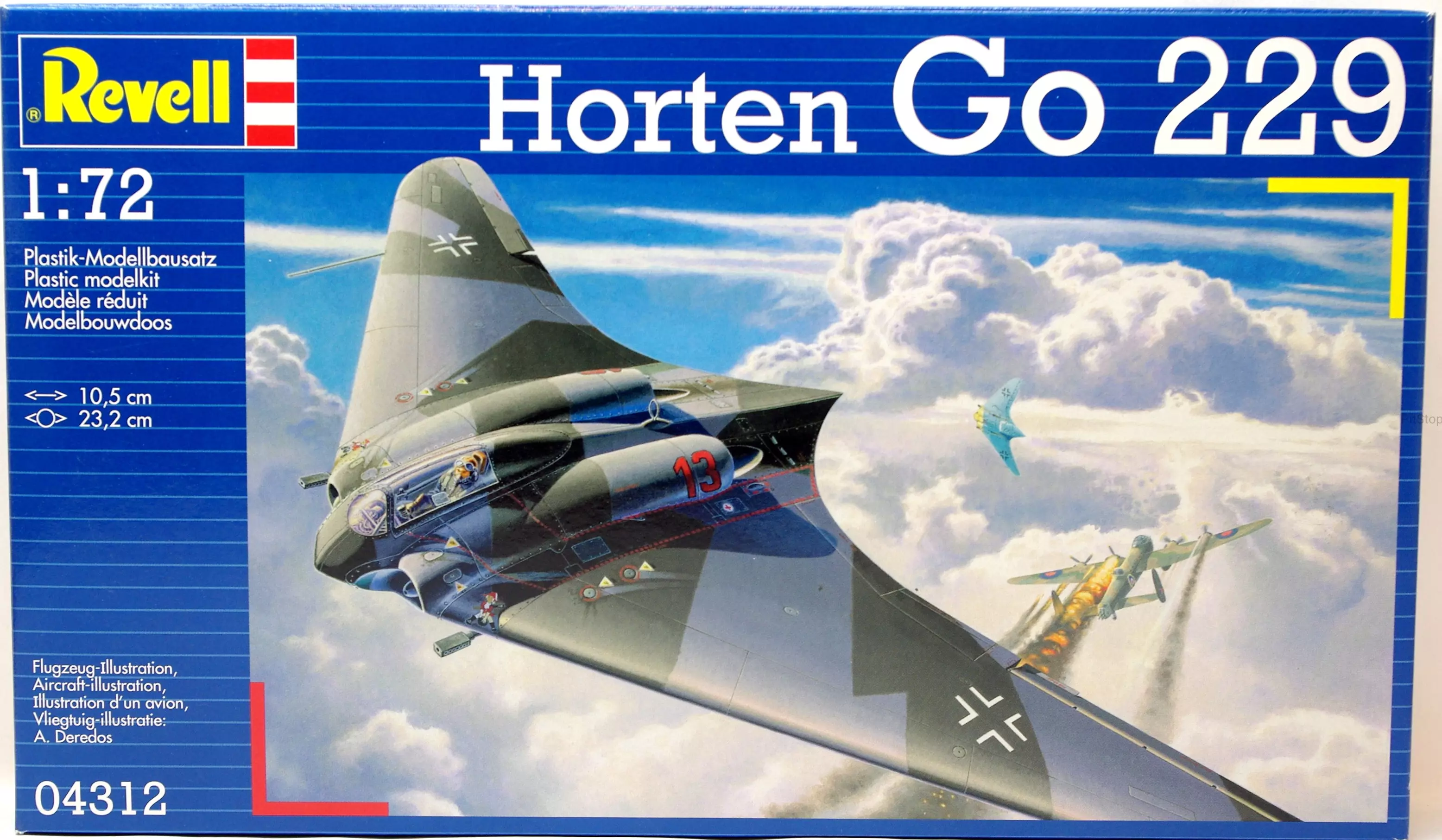 Model samolotu Horten Go-229, 1:72