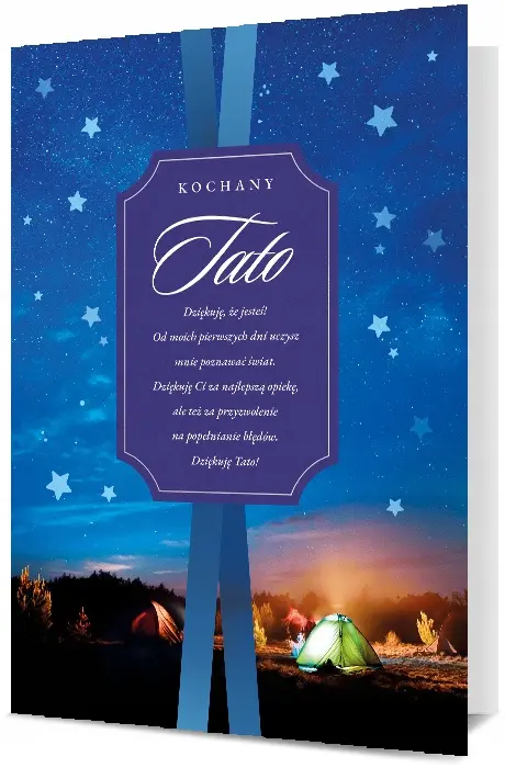 Kartka Dzień Ojca 12,5 x 17,6 cm - Papiernicze i szkolne