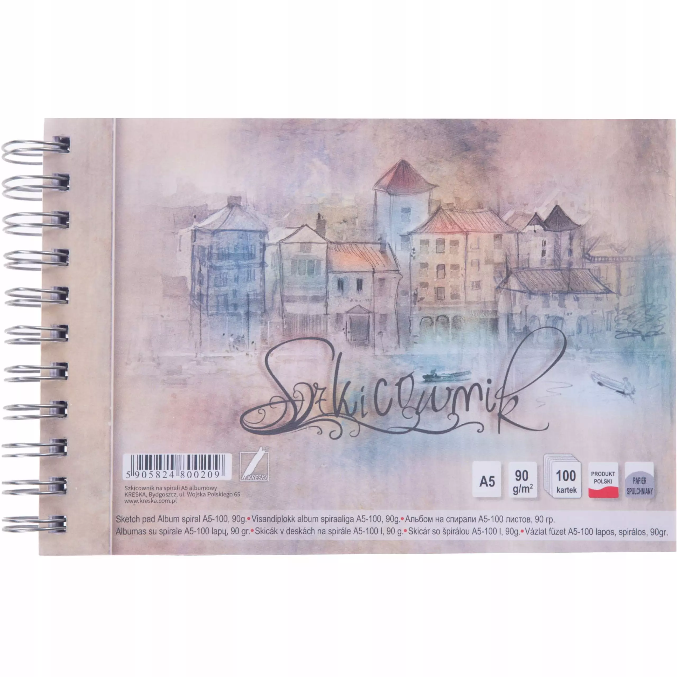 Szkicownik Kreska A5 100 szt. - Papiernicze i szkolne