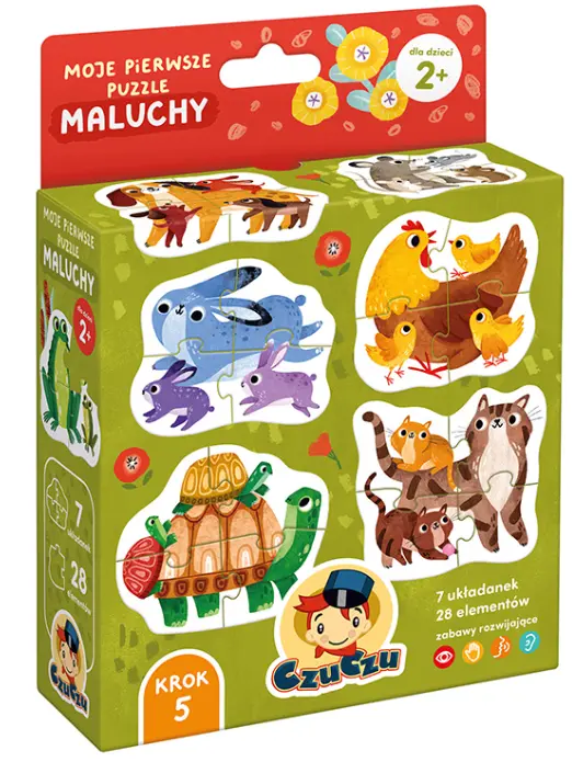 CzuCzu. Moje pierwsze puzzle. Maluchy 2+ - Puzzle