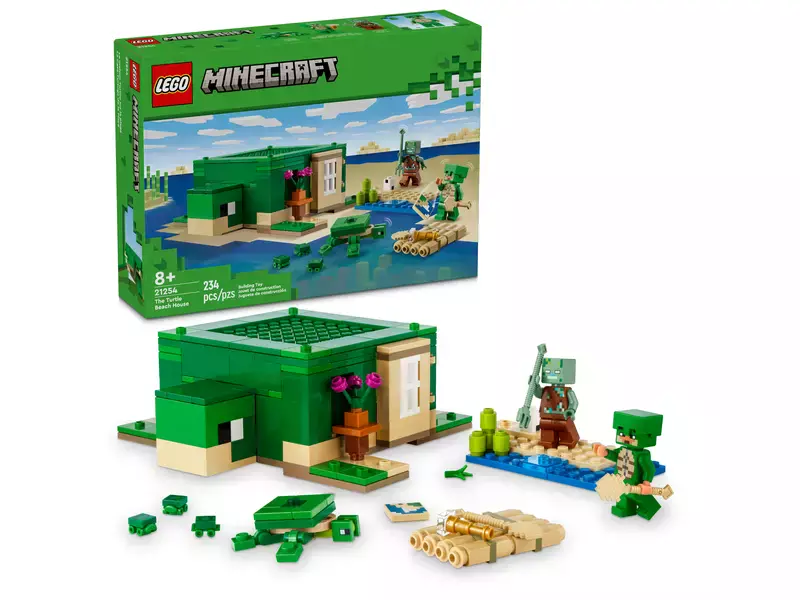 LEGO Minecraft™ Domek na plaży żółwi 21254 - Zabawki