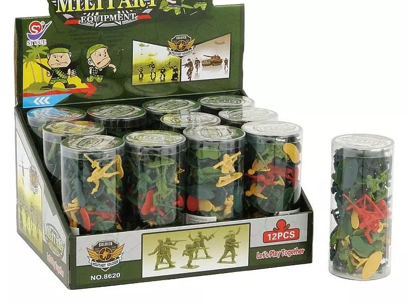 Żólnierzyki w tubie - Zabawki