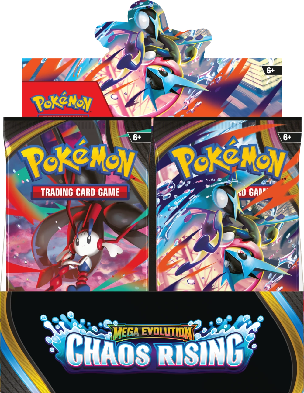 Pokémon TCG. Mega Evolution. Chaos Rising (36 sztuk) - Gry