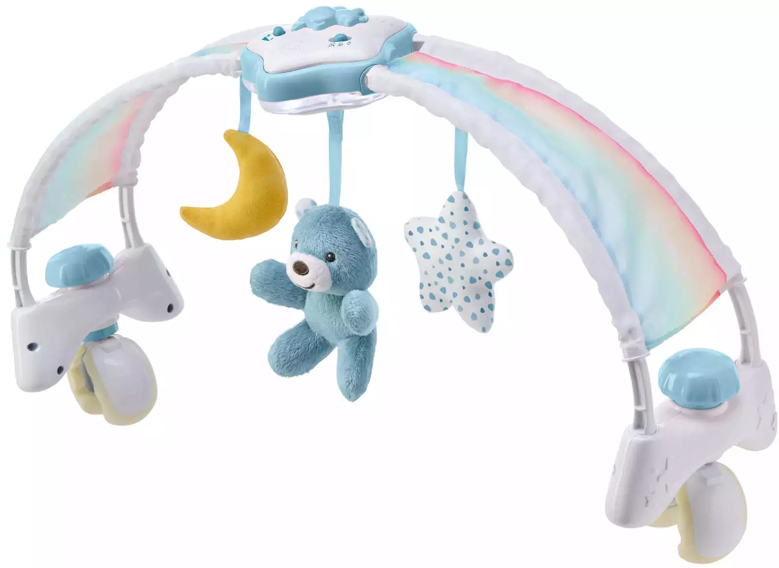 First Dreams. Panel na łóżeczko Rainbow Sky, niebieski - Mama i dziecko