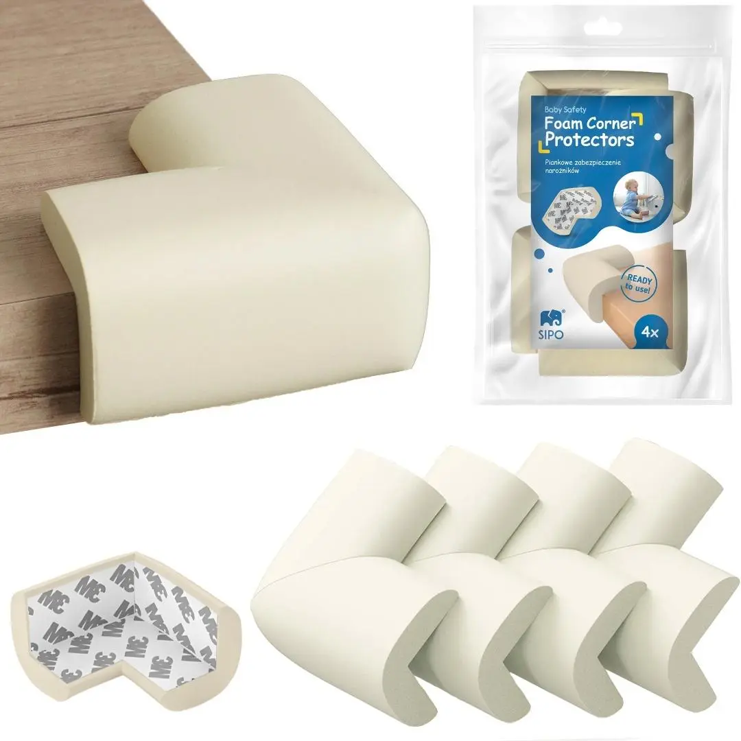 Zabezpiecznia narożników mebli piankowe 4szt - Mama i dziecko