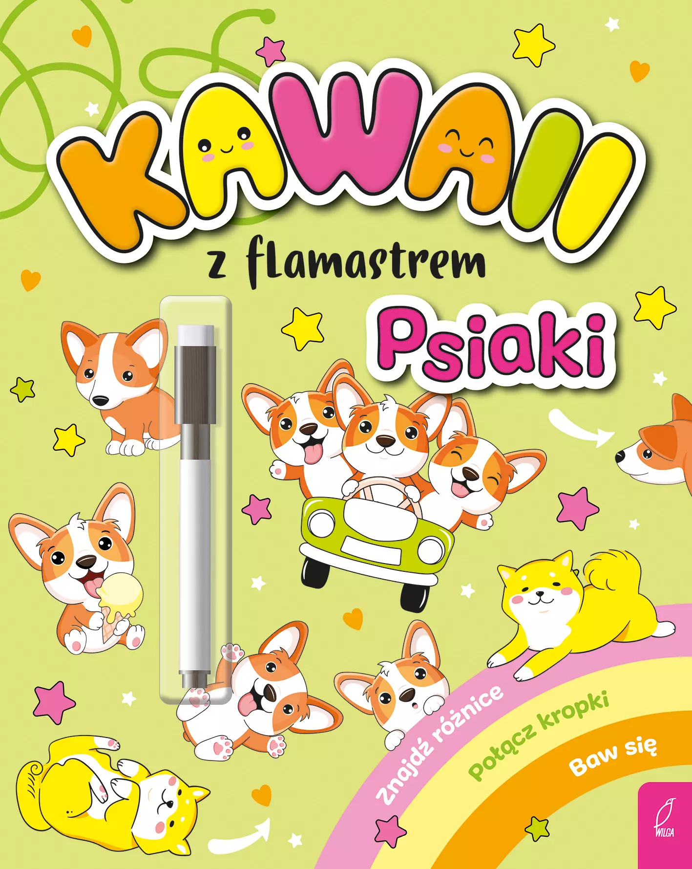 Kawaii z flamastrem. Psiaki - Książki