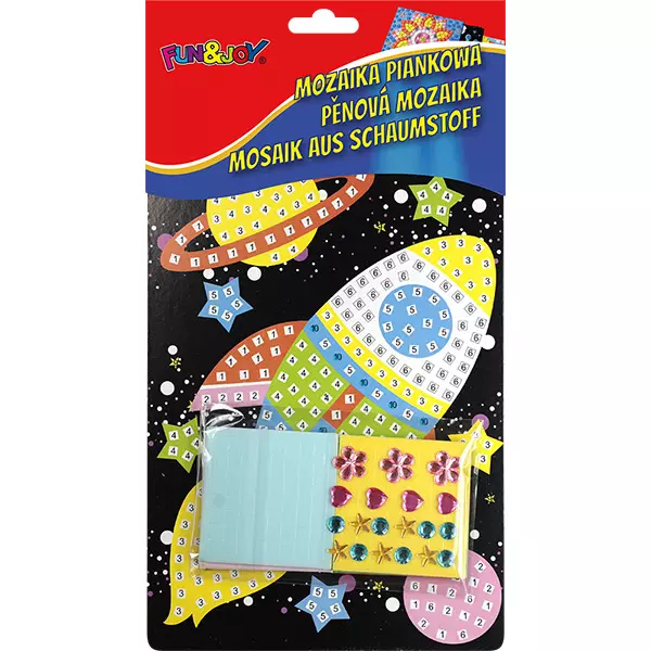 Mozaika Pian Cekiny samoprzylepna Rakieta 18x30 Fol - Papiernicze i szkolne