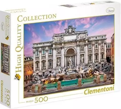 Puzzle 500 elementów. High Quality Collection. Fontanna di Trevi - Puzzle
