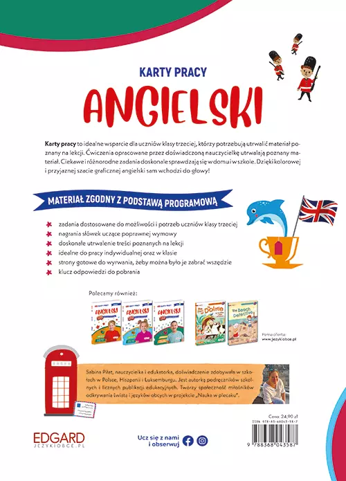 Angielski. Karty pracy. Klasa 3 - Książki