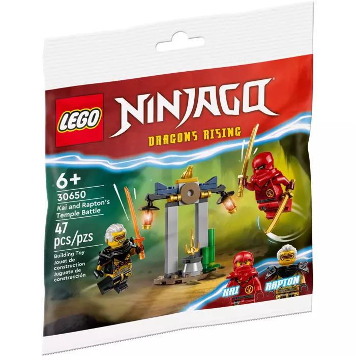 LEGO Ninjago Bitwa Kaia i Raptona w świątyni 30650 - Zabawki