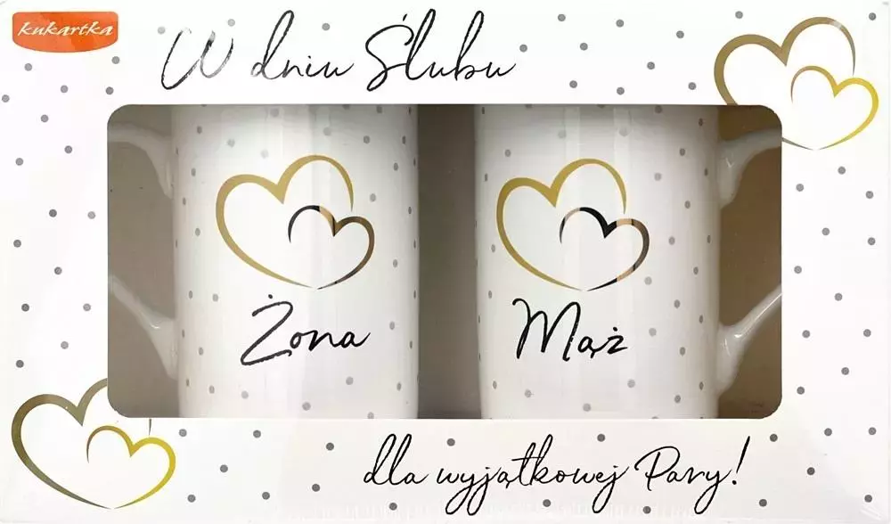 Kubek komplet Ślub - Papiernicze i szkolne