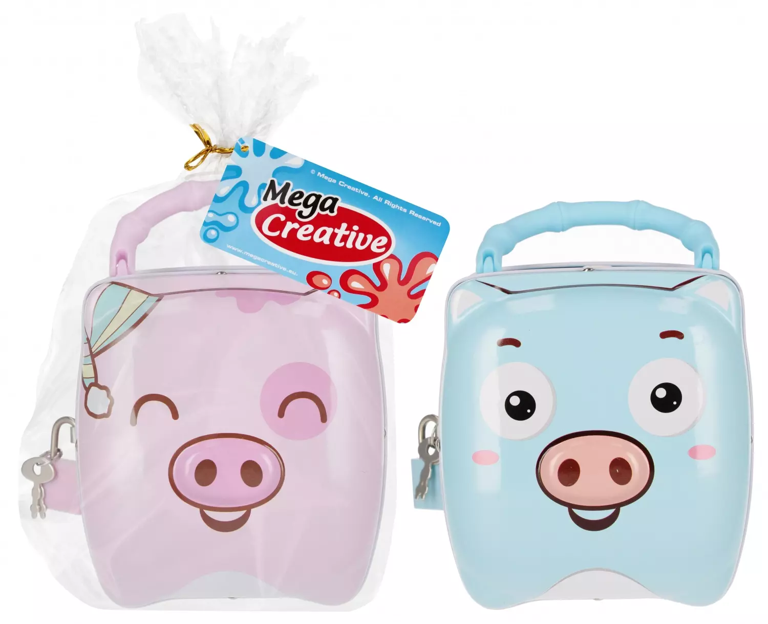 Skarbonka Met Swinka 9x13x9 Mc 60/120 - Papiernicze i szkolne