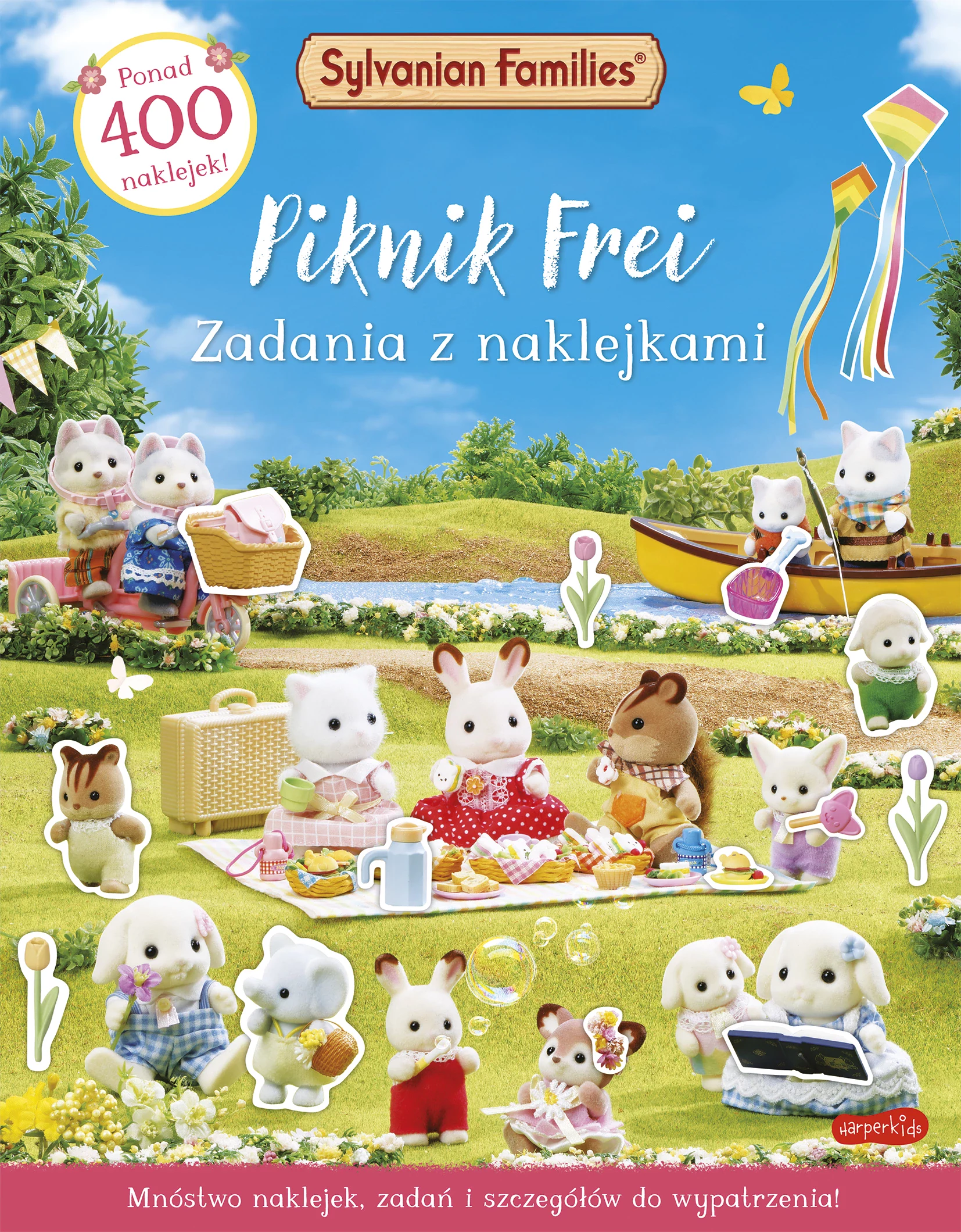 Sylvanian Families. Piknik Frei. Zadania z naklejkami - Książki