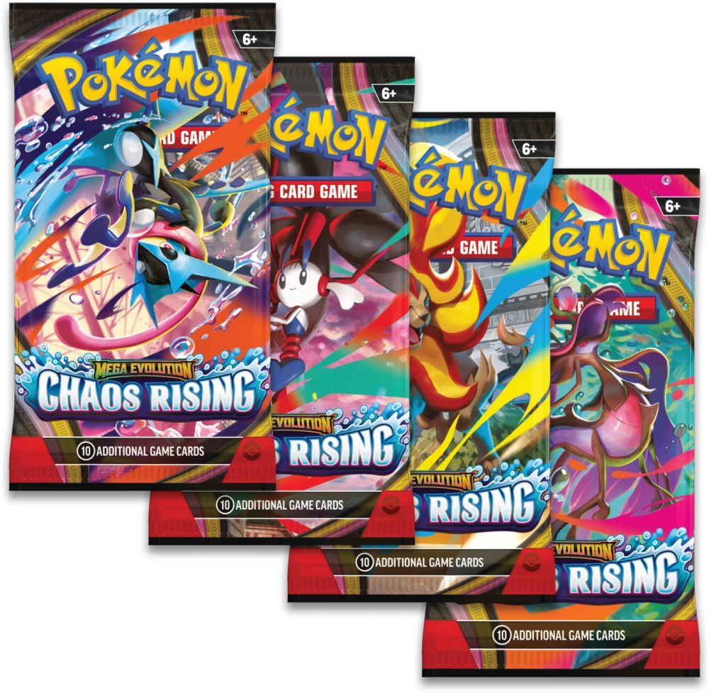 Pokémon TCG. Mega Evolution. Chaos Rising (36 sztuk) - Gry