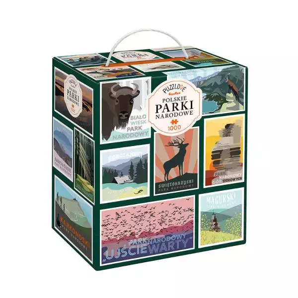 Puzzlove CzuCzu Polskie Parki Narodowe 1000 elementów - Puzzle