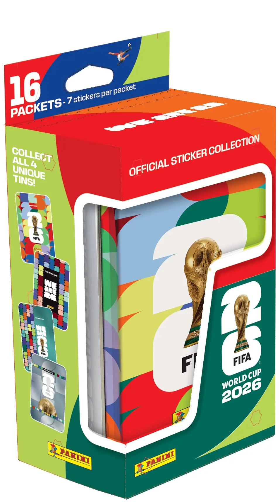 Fifa World Cup 2026 puszka kolekcjonera z naklejkami - Zabawki