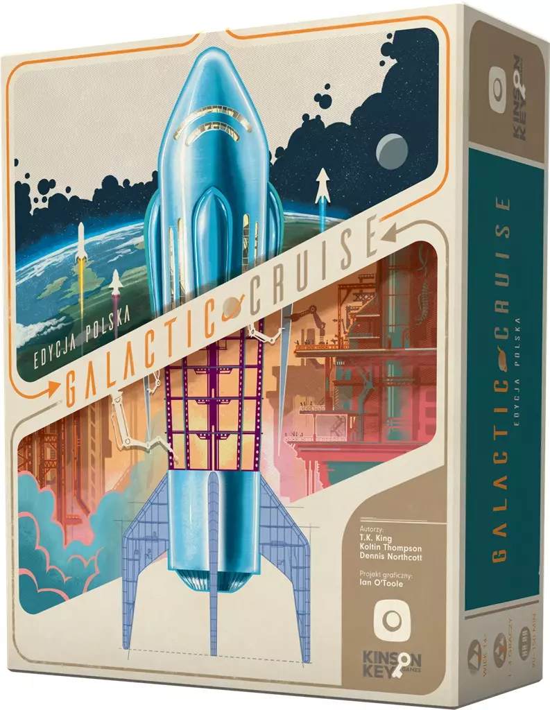 Strategiczna gra planszowa - Galactic Cruise - Luksusowy rejs w kosmosie