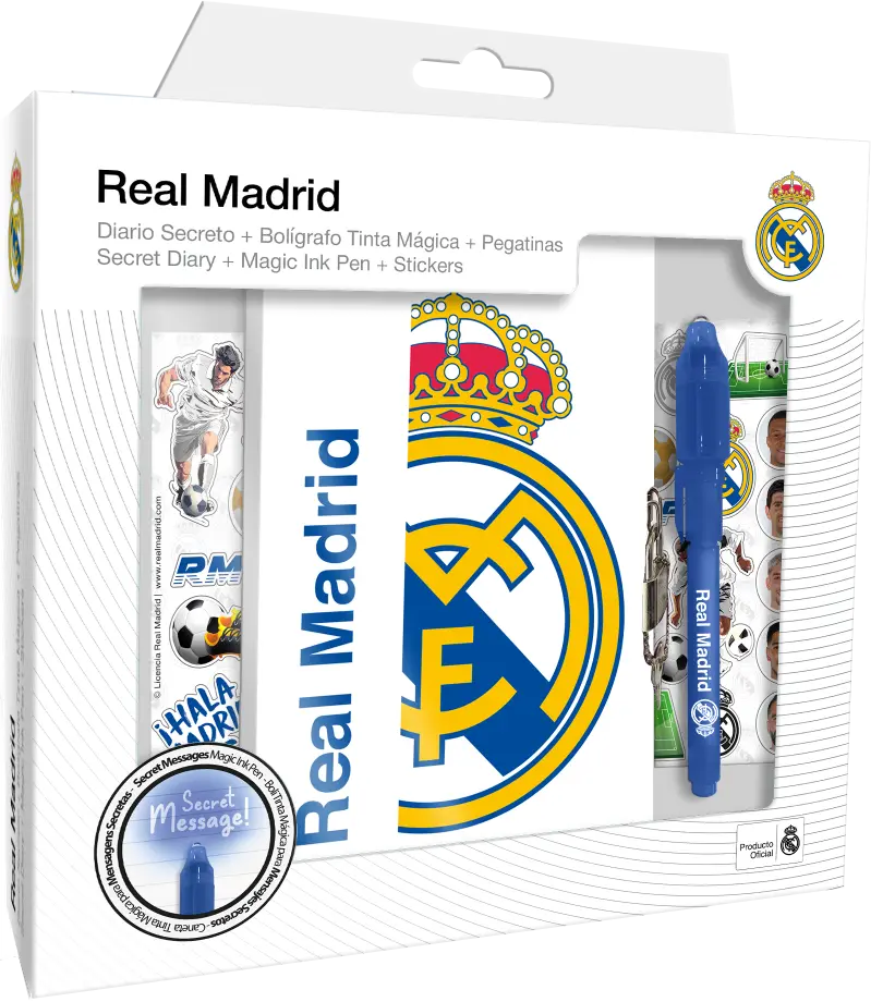 Pamiętnik z magicznym długopisem Real Madrid RM00024 - Papiernicze i szkolne