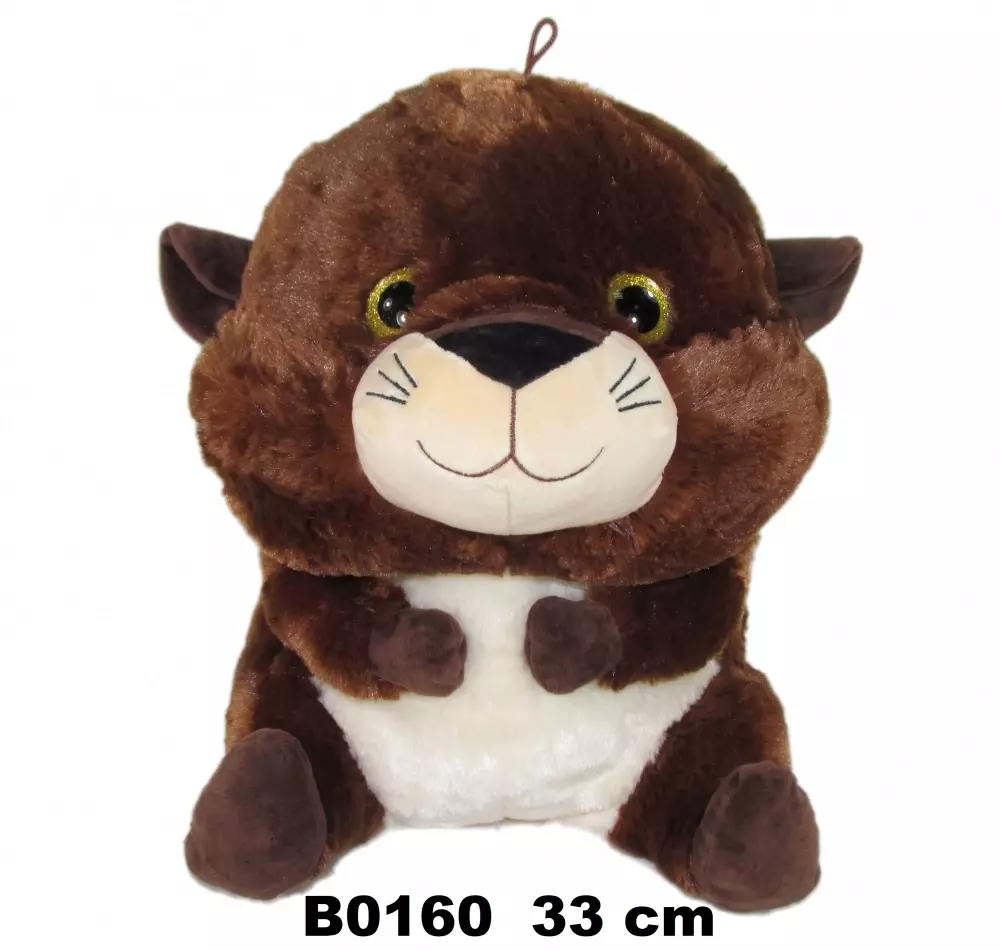 Pluszak Wydra 33cm Siedzaca Kula Sa