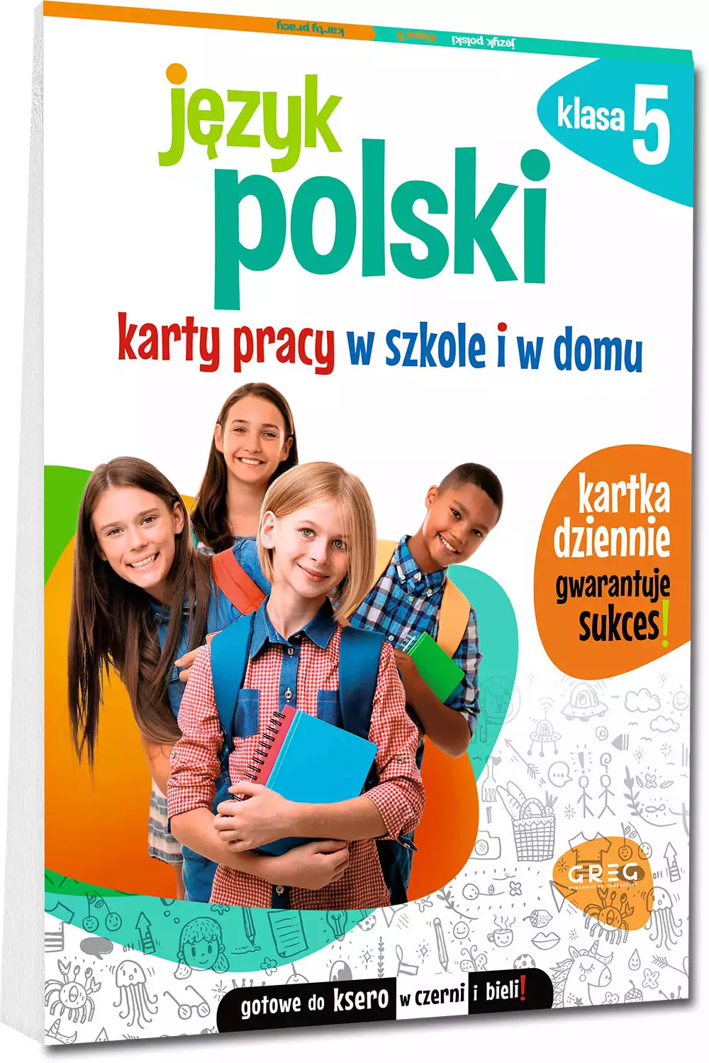 Język polski. Karty pracy w szkole i w domu. Klasa 5 - Książki