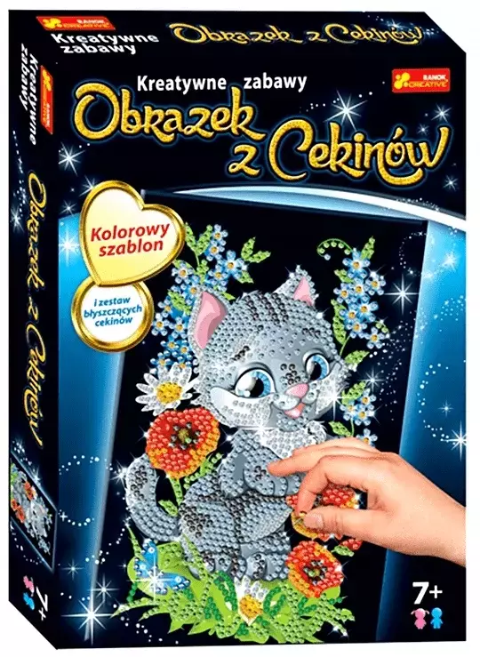 Obrazek z Cekinów. Kotek - Papiernicze i szkolne