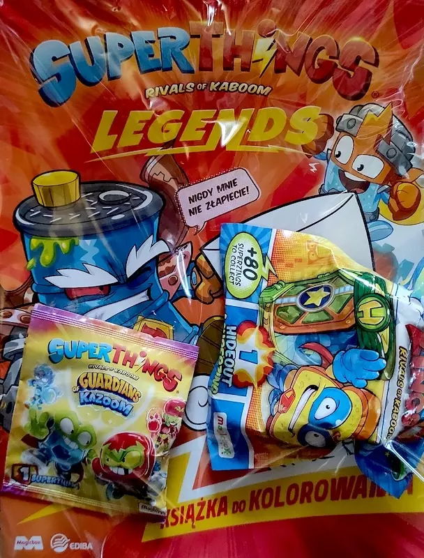 SuperThings Rivals of Kaboom. Legends. Książka do kolorowania - Książki