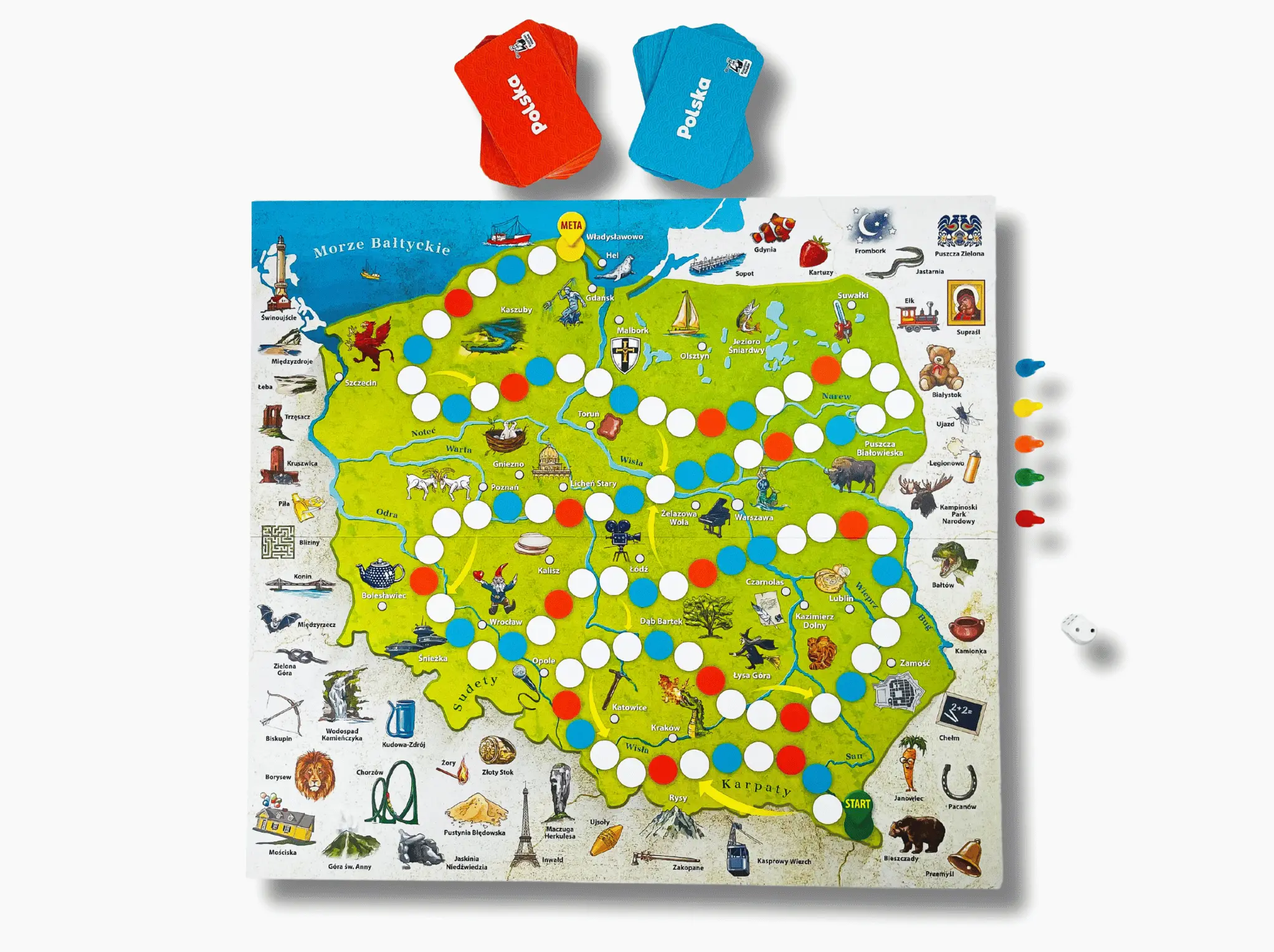 Gra edukacyjna. Polska - Gry