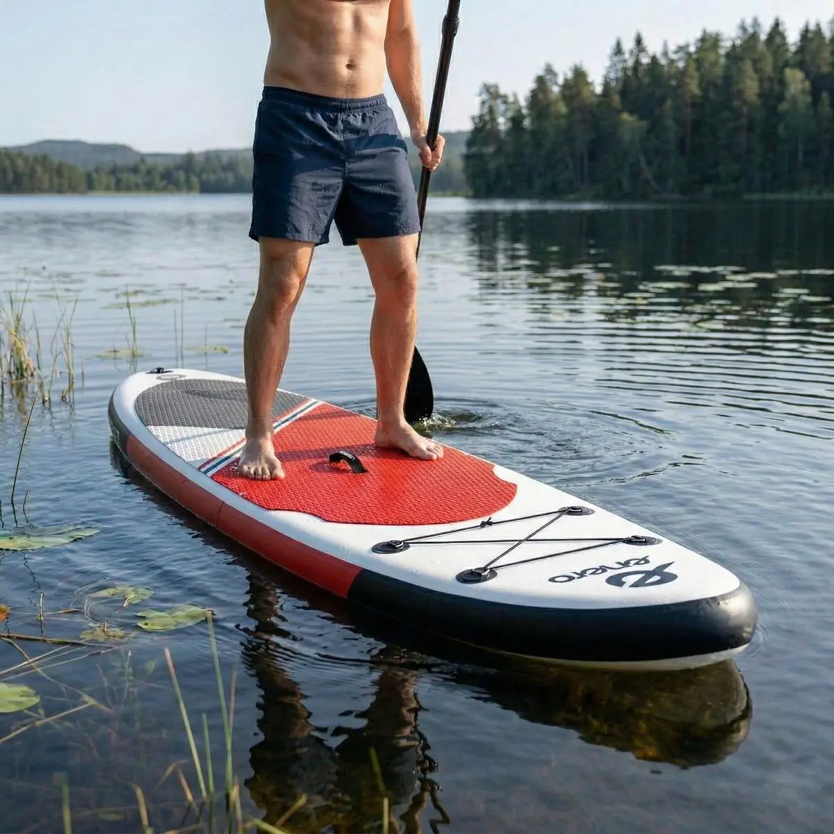 Zestaw - Deska Sup Dmuchana 145KG 320X81X15CM Enero - Zabawki