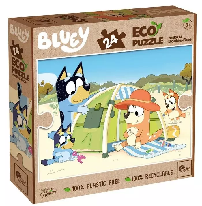 Puzzle 24 Bluey Eko dwustronne - Lisciani