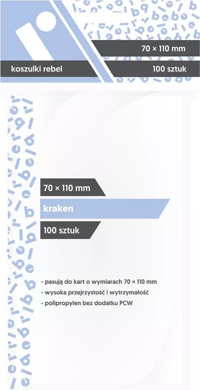 Koszulki na karty Kraken (100 sztuk) - Gry