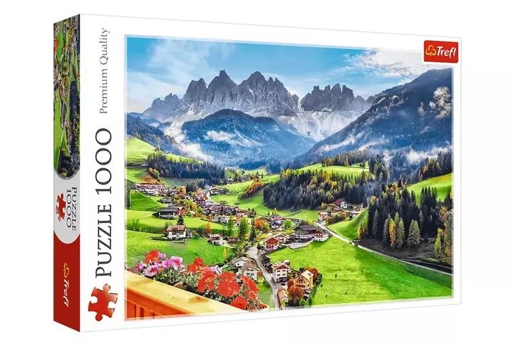 Puzzle 1000 St. Magdalena Dolomity Włochy TREFL - Puzzle
