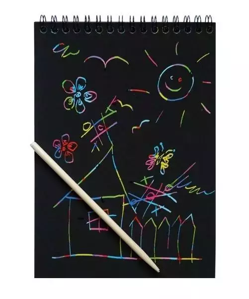 Notes wydrapywanka A4, tęczowa - Papiernicze i szkolne