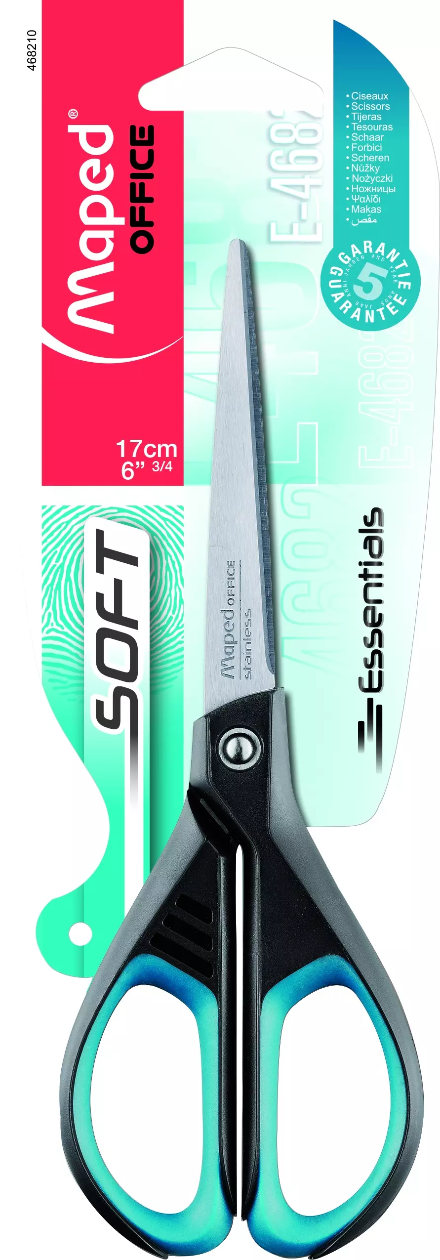 Nożyczki symetryczne 17 cm - Papiernicze i szkolne