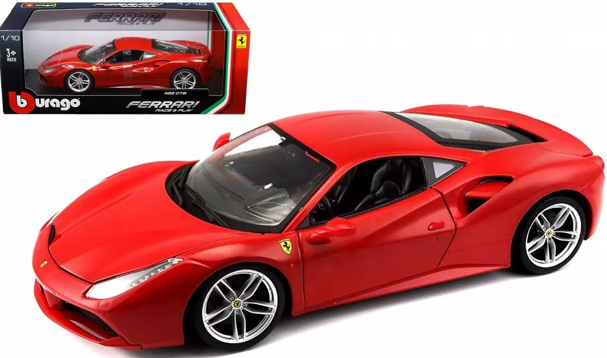 Ferrari 488 GTB Red 1:18 BBURAGO