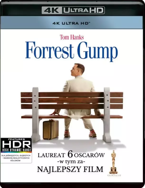 Forrest Gump, Blu-ray 4K - Filmy