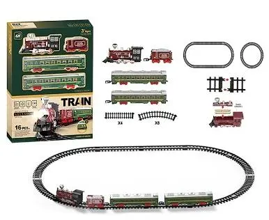 Pociąg z torem vintage 16el