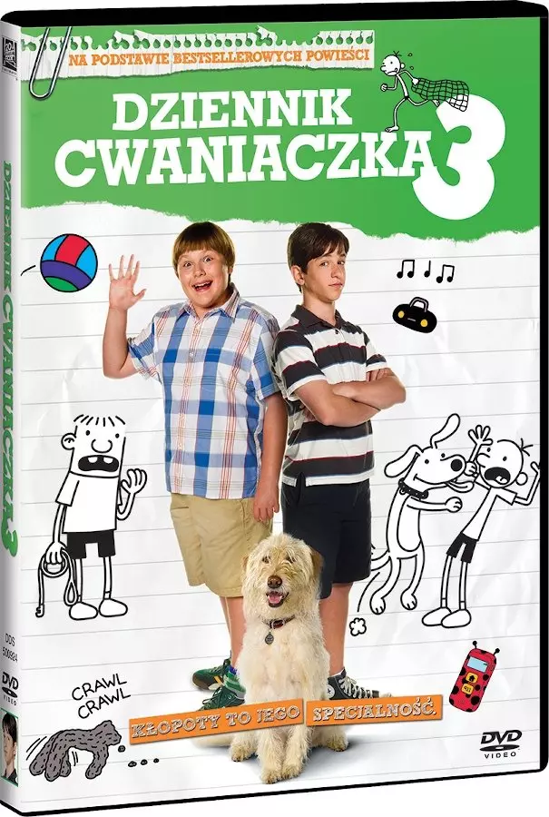 Dziennik Cwaniaczka 3, DVD - Filmy