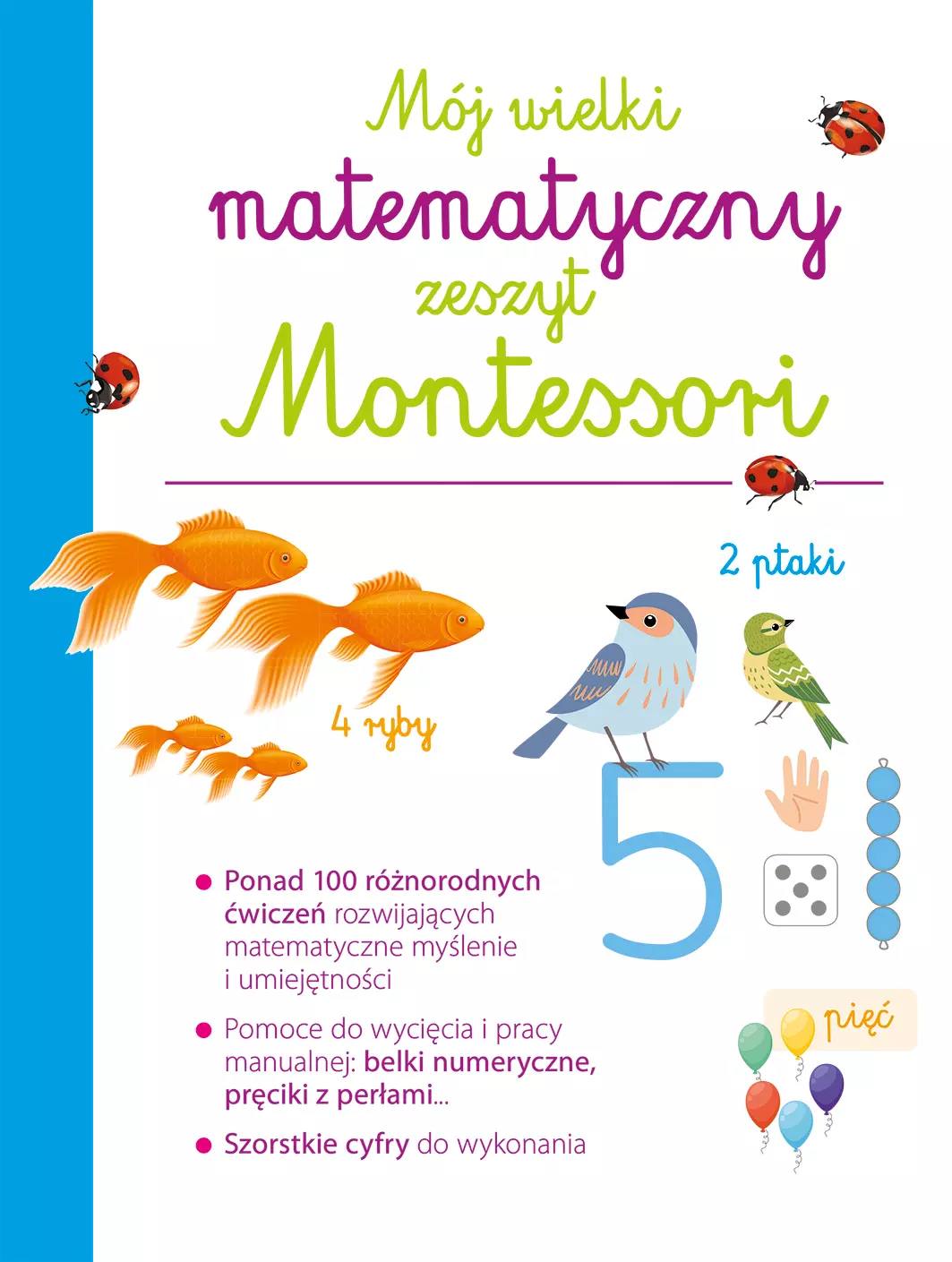 Mój wielki matematyczny zeszyt Montessori - Książki