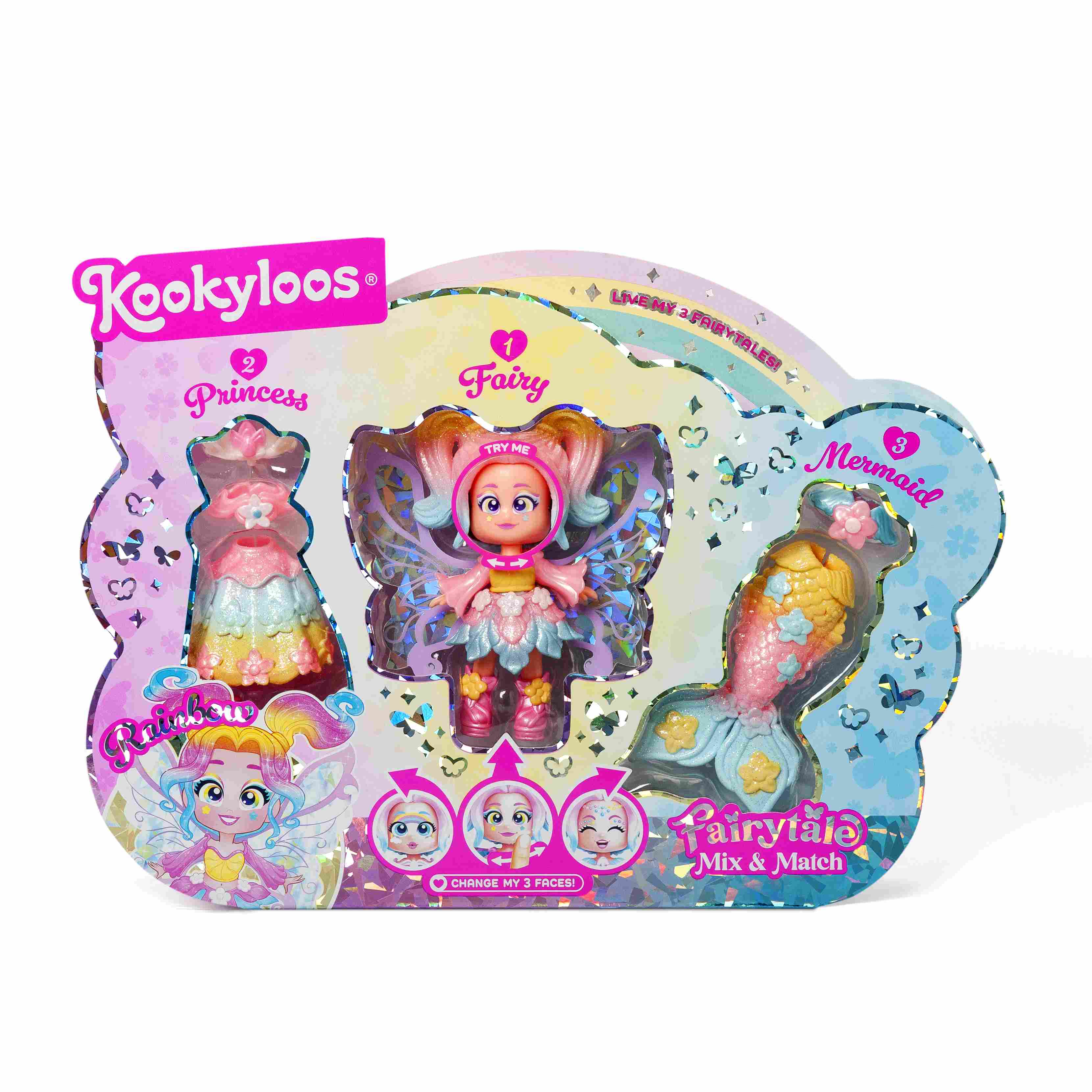 Kookyloos Fairytale Mix and Match Rainbow - Zabawki