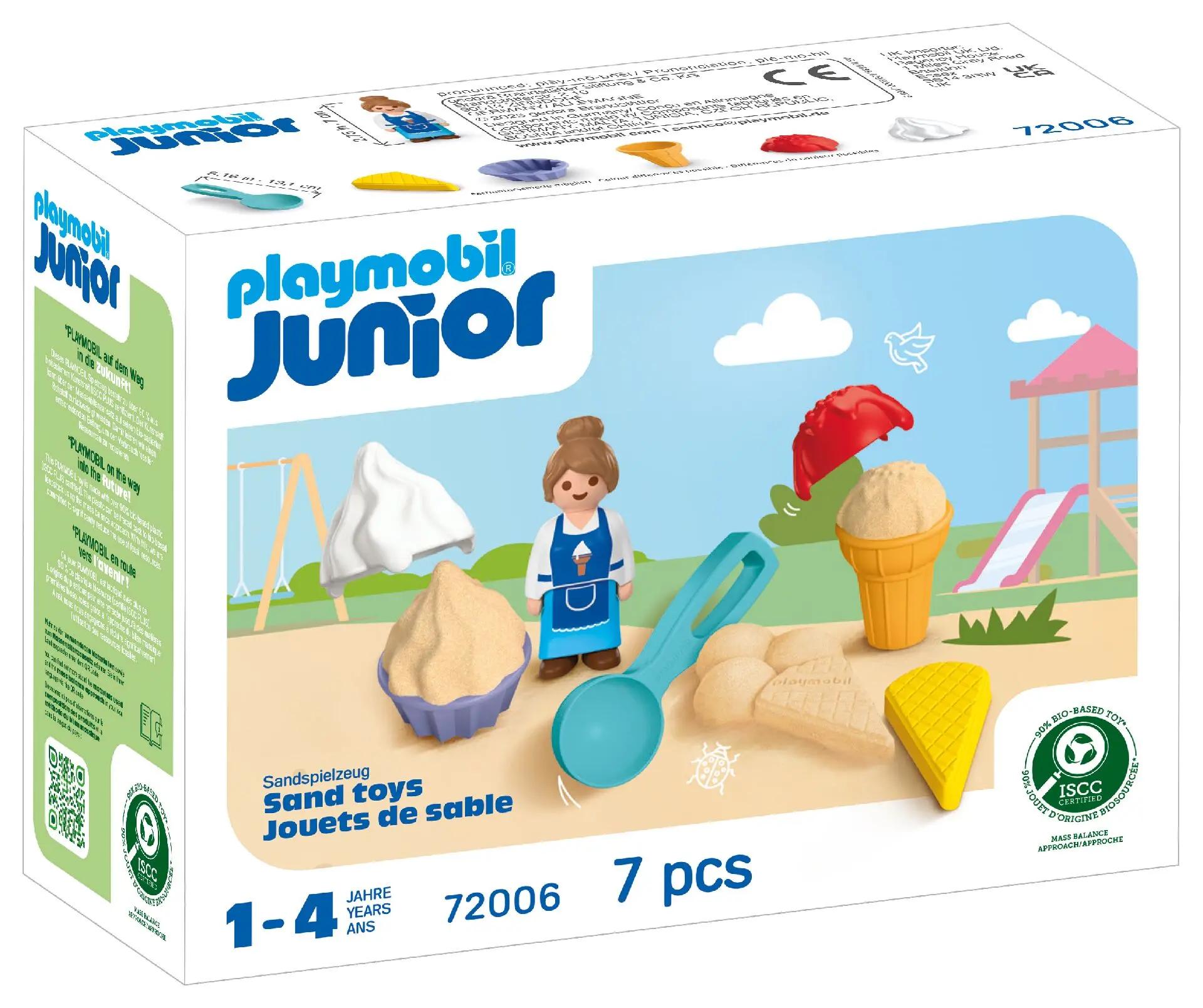 Playmobil JUNIOR: Lodziarnia z piasku 72006 - Zabawki