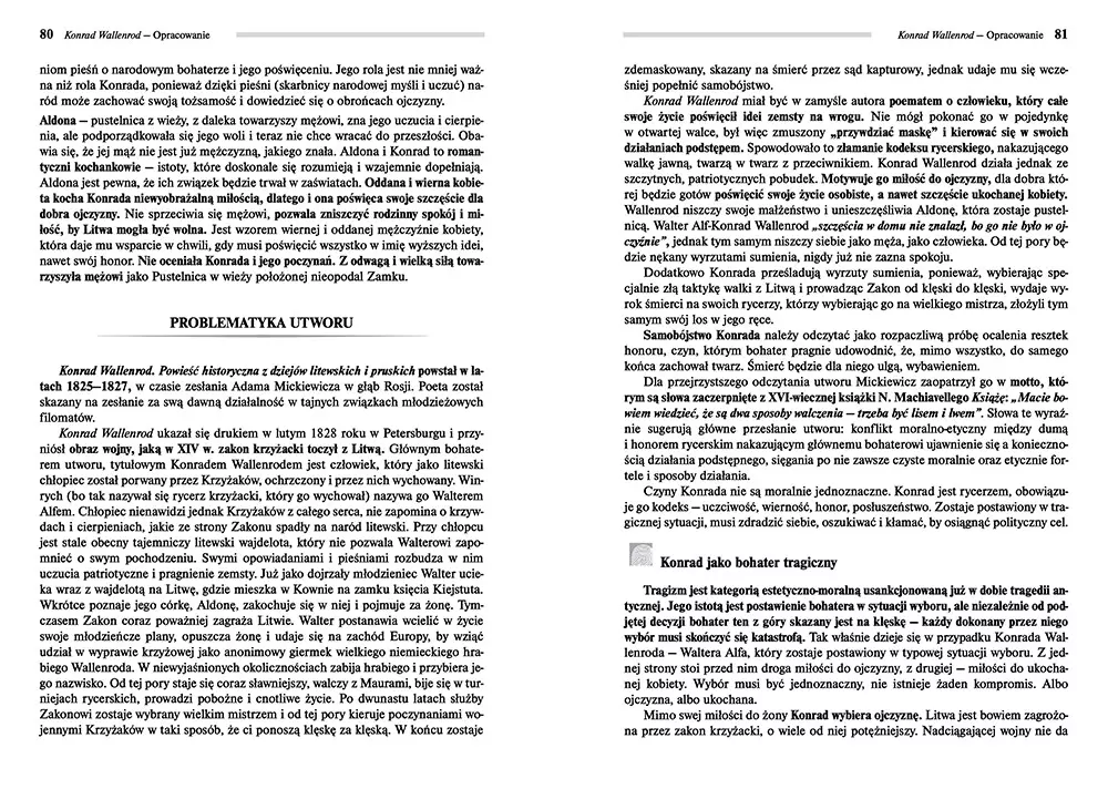 Konrad Wallenrod (wydanie z opracowaniem i streszczeniem) - Książki
