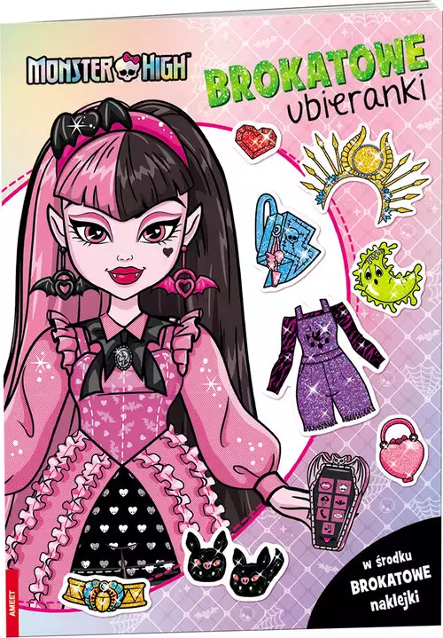 Monster High. Brokatowe ubieranki - Książki