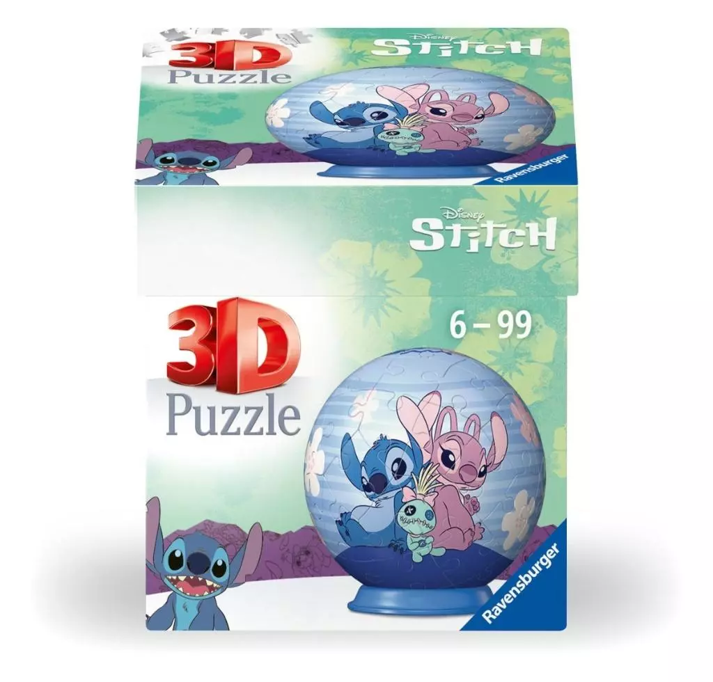 Puzzle 3D Kula: Stitch 3 - Puzzle