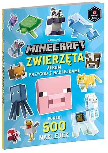 Minecraft. Zwierzęta. Album przygód z naklejkami - Książki