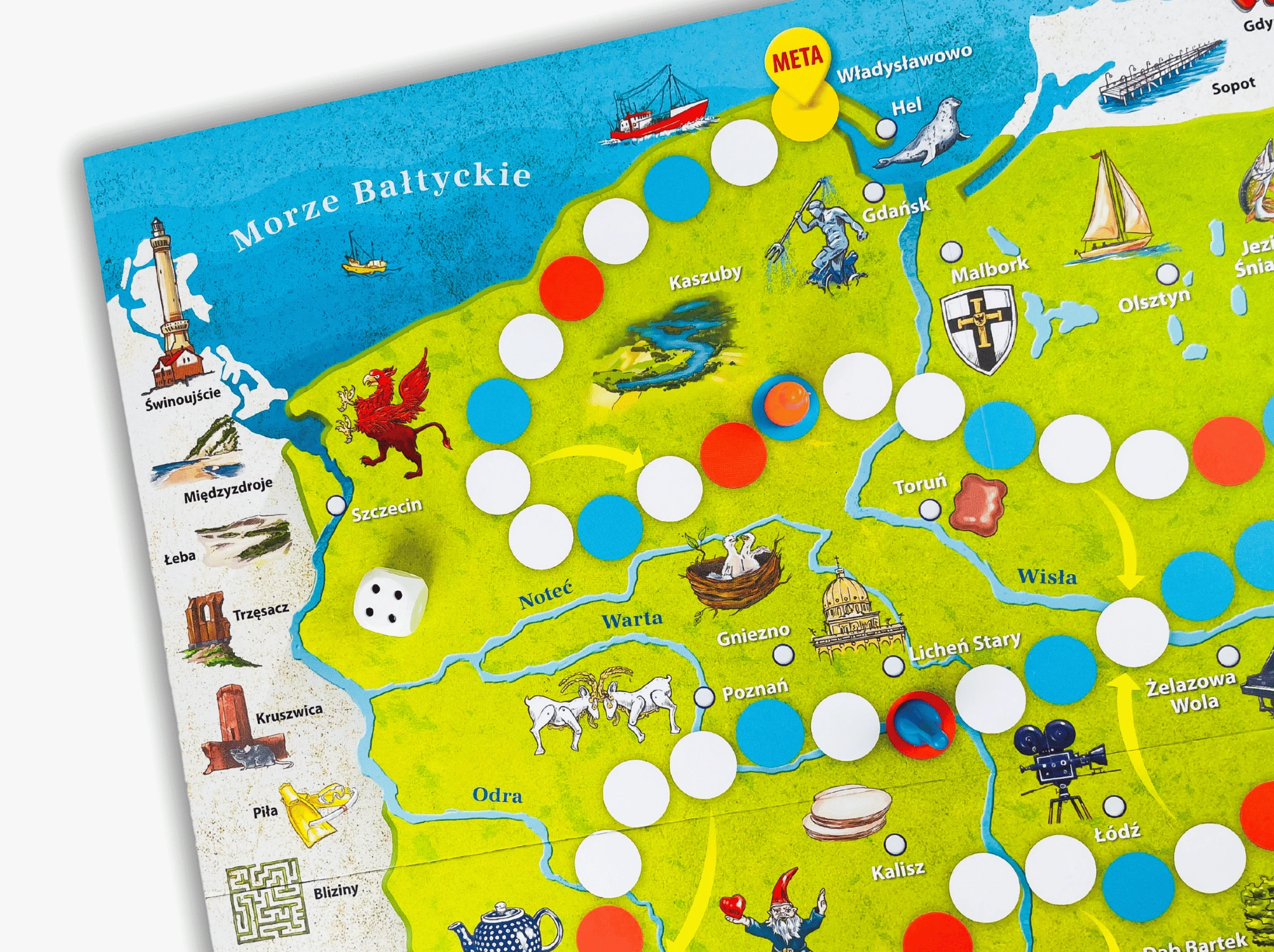 Gra edukacyjna. Polska - Gry