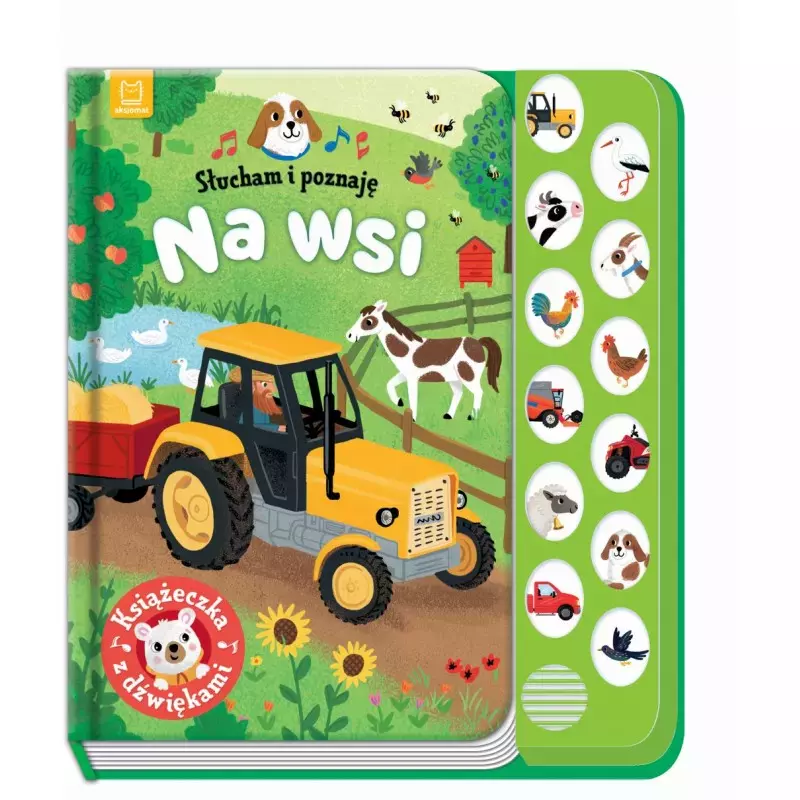 Słucham i poznaję. Na wsi. Książeczka z dźwiękami - Książki