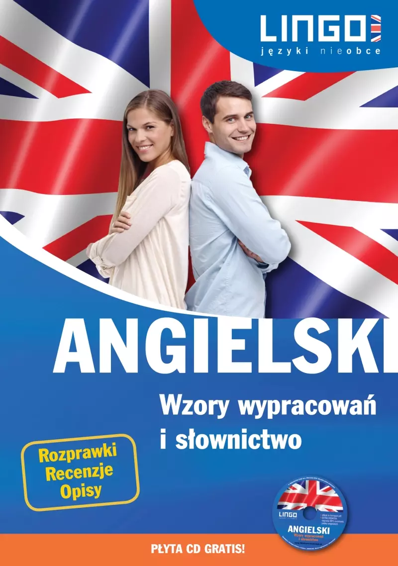 Angielski. Wzory wypracowań i słownictwo. Książka + płyta CD - Książki