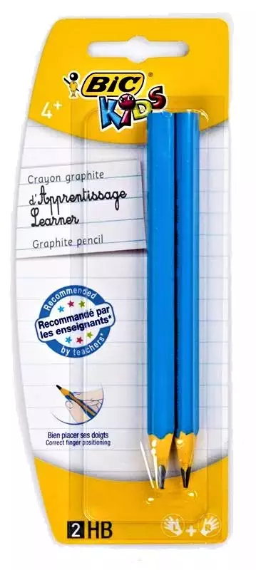 Ołówek grafitowy trójkątny. Beginners, 2 sztuki - Papiernicze i szkolne