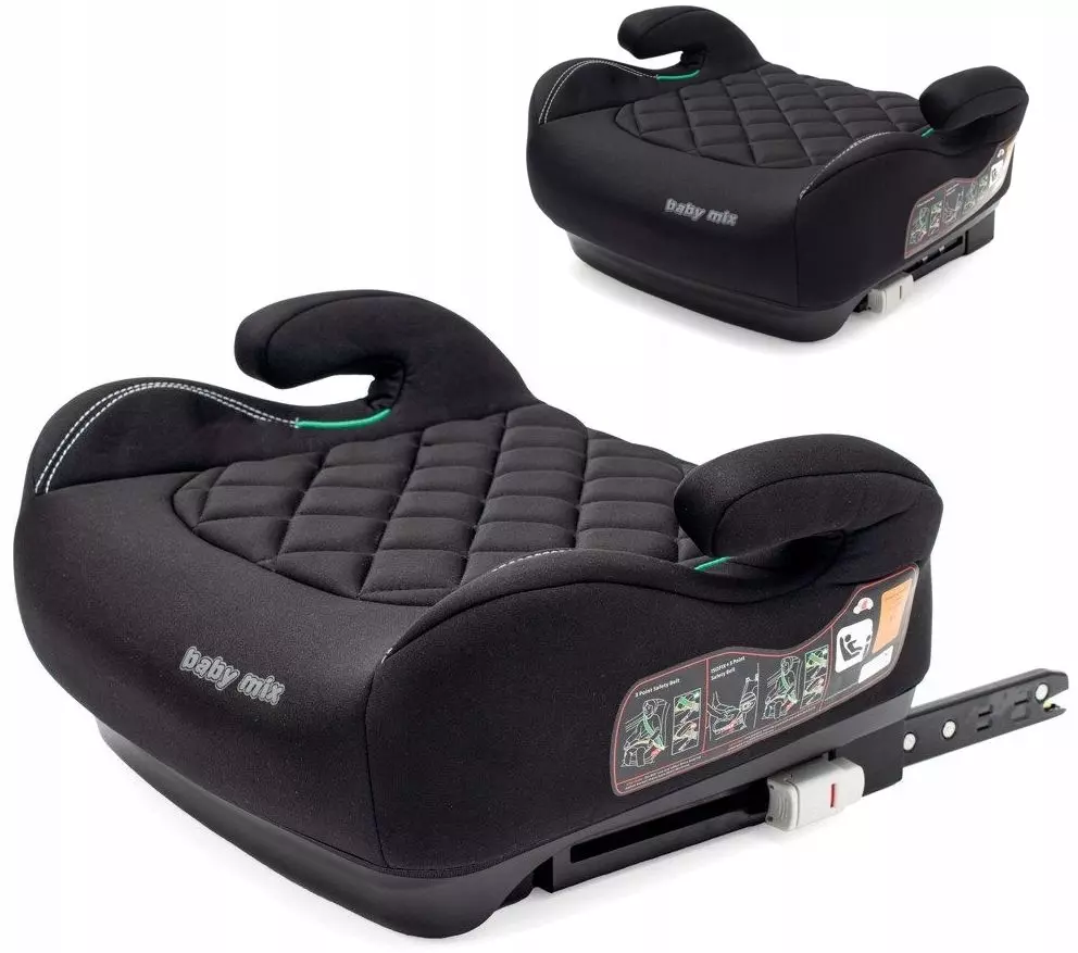 Fotelik samochodowy Hero Plus Isofix I-Size czarny - Mama i dziecko