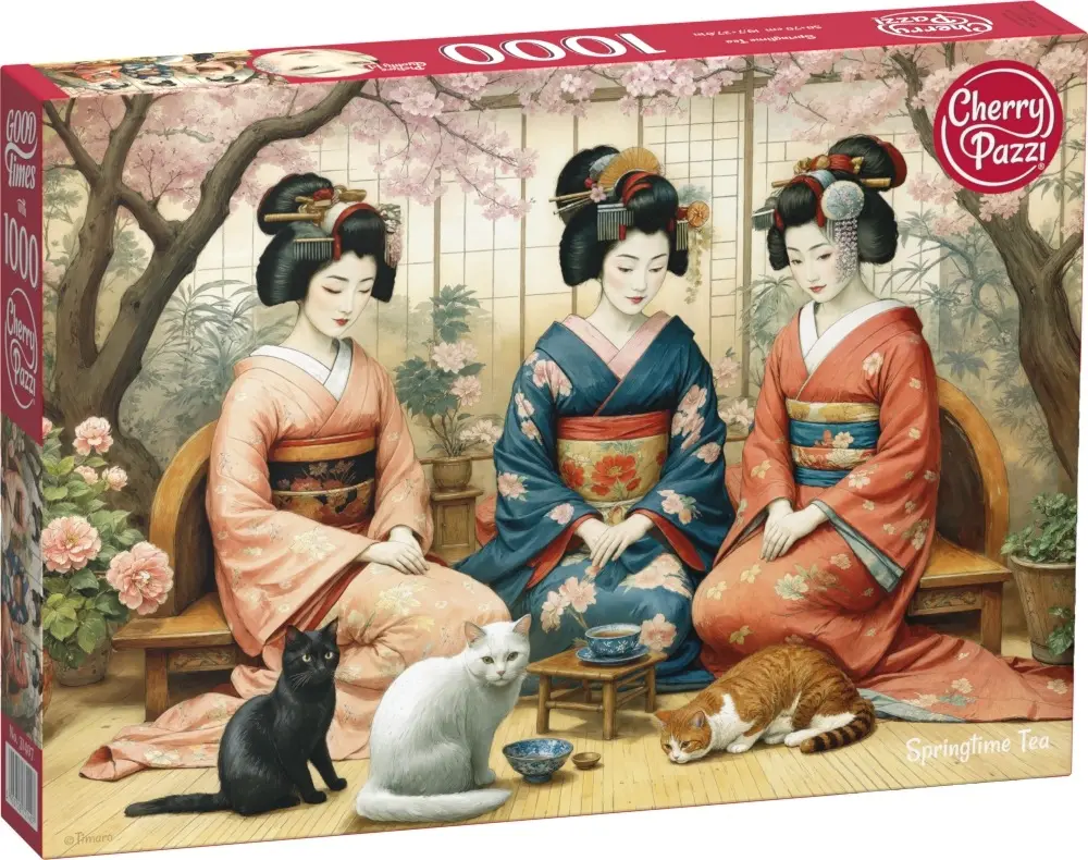 Puzzle 1000 CherryPazzi Springtime Tea 31407 - Puzzle